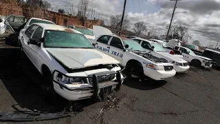 Abandoned Police Impound Yard - Found REAL Crime Scene Evidence!!