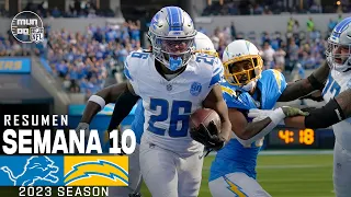 Detroit Lions vs. Los Angeles Chargers | Semana 10 NFL 2023 | NFL Highlights Resumen en español