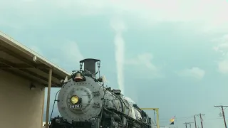 Fully-restored steam-powered locomotive up and running