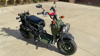 2011 Honda Ruckus Urban Assault Scooter Military Build