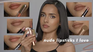 Nude Lipsticks for Dusky Skin | My Current Favourites Brown Nude Lip Shades