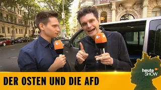 Warum wählt man die AfD? Lutz van der Horst und Fabian Köster fahren Richtung Ostopia! | heute-show