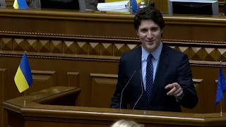 Prime Minister delivers an address at the Verkhovna Rada of Ukraine