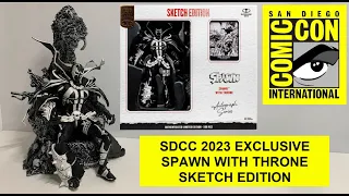 Spawn With Throne Unboxing: Sketch Edition Autograph Series SDCC 2023 EXCLUSIVE San Diego Comic-Con