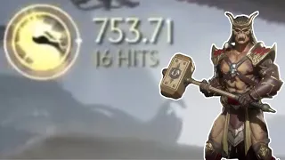 MK11 Shao Kahn 73% Damage Combo