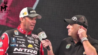 Kevin Vandam on Jordan Lee at the BassMaster Classic 2017