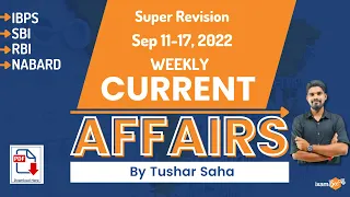 11-17 September 2022 | Weekly Current Affairs in Hindi & English | Most Imp Current Affairs 2022