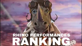 Rhino Performances Ranking (Masked Singer)