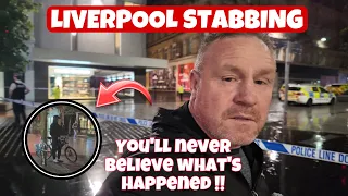 CRAZY WHATS JUST happened in LIVERPOOL CITY CENTRE.