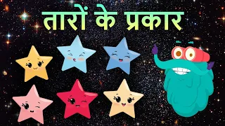 टाइप्स ऑफ़ स्टार्स | सितारों के प्रकार | Types Of Stars In Hindi | Dr.Bincos Show | Educational Video