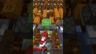 SUPER GRANJA DE CALABAZAS EN MI SURVIVAL EN MINECRAFT #Shorts