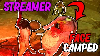 FACE CAMPING STREAMER GETS KARMA - Dead by Daylight