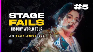 Michael Jackson  - STAGE FAILS & Uncommon Moments #5 - Live in Kuala Lumpur 1996 - HIStory Tour