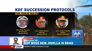 Succession in the military after the death of CDF General Francis Ogolla