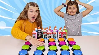 Extreme Don’t Push the Wrong Button Slime Challenge! | JKrew