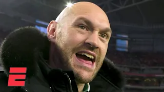 Tyson Fury gets hyped at the Fiesta Bowl between Ohio State and Clemson | Top Rank Real Time