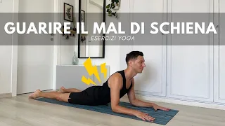 5 MINUTI Esercizi yoga per mal di schiena: Guarire da mal di schiena e sciatalgia