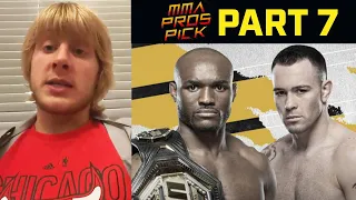 MMA Pros Pick ✅ Kamaru Usman vs. Colby Covington 2 - Part 7 👊 UFC 268