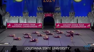 Louisiana State University College Dance Team National Championship 2024