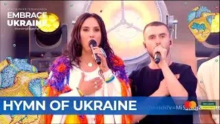 Hymn of Ukraine is heard on the streets of Amsterdam at the charity telethon Embrace Ukraine