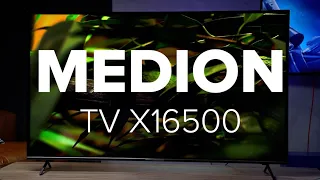 Medion TV X16500 im Test: Ist der UHD-Riese ein Schnäppchen? | deutsch