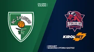 Zalgiris Kaunas - KIROLBET Baskonia Vitoria-Gasteiz Highlights |  EuroLeague, RS Round 1