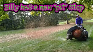 Lawn Care Vlog Leaf Clean Up battles