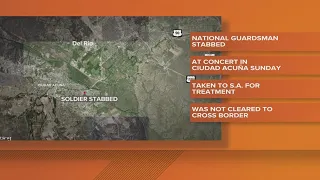 National Guard soldier at border recovering after being stabbed in Mexico