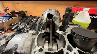 2018 Polaris RMK 800 AXYS blown motor/TEAR DOWN!!!!! PT.1