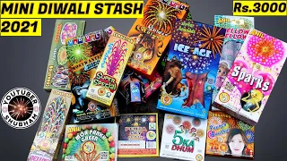 DIWALI STASH 2021 Mini - Fireworks & Crackers with Sky-Shots worth Rs.3000