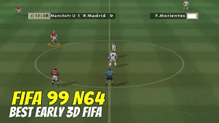 The best FIFA of the early 3D era: FIFA 99 N64 (Nintendo 64) Gameplay HD with Project 64!