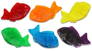 How to Make Rainbow Gummy Taiyaki Fish Shape Desserts | Fun & Easy DIY Jello Treats!