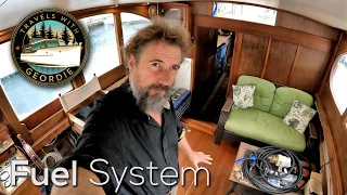 Fuel System - #277 - Boat Life - Living aboard a wooden boat - Travels With Geordie