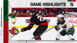 Wild @ Senators 2/22 | NHL Highlights 2022