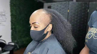 She NEVER thought she could achieve this style, with so much hair loss.