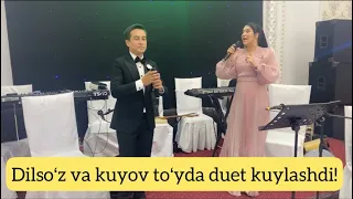 Xonanda Dilsoʻz toʻyda kuyov bola bilan duet kuyladi!!!