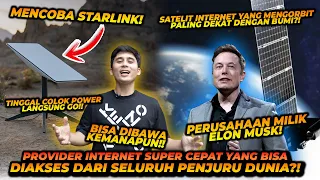 STARLINK ! PROVIDER INTERNET PUNYA ELON MUSK ! LANGSUNG KE SATELIT TANPA KABEL ?! WORTH IT ??