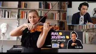 Francesca Bonaita selected for Masterclass Livestream: Ray Chen reviews you playing #5