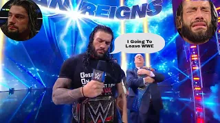 Roman Reigns - I going to Leave WWE - Live Event Trenton 7 May 2022