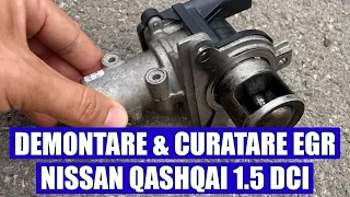 TUTORIAL: Demontare / inlocuire / curatare supapa EGR la Nissan Qashqai, Megane 1.5 dCi, 106 CP