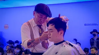 바버대회에서 헤어 모델 되어보기 | Becoming a Hair Model at the Barber Competition | Part2