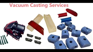 Vacuum casting PC-like clear parts, vacuum cast soft rubber parts, ABS-like parts by silicone mold