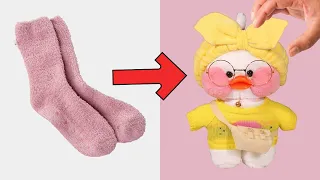 HAZ EL PATITO LALAFANFAN DE TIKTOK CON CALCETINES🧦 GASTÉ 2€