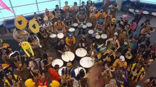 Michigan Tech Pep Band 11 Drummers Drumming