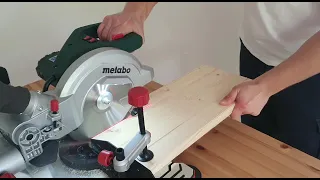 Metabo KGS 216 M Test Schnittbreite