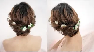 ［新秘教學］超簡單！2股扭轉蓬鬆編髮新娘髮型Wedding hairstyle