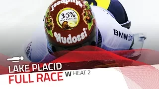 Lake Placid | BMW IBSF World Cup 2017/2018 - Women's Skeleton Heat 2 | IBSF Official