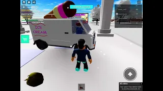 Roblox: A ice cream truck with a clown