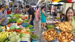 Peanut, Jackfruit, Fruits, Egg cakes, Fresh Vegetables, & More - Cambodian Routine Lifestyle