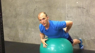 How to Use an Exercise Ball to Improve Posture and Treat Shoulder, Neck, and Back Pain